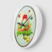 イースター ラージ壁時計 (傾斜)