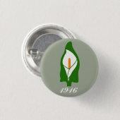 イースター・リリーのバッジ 缶バッジ (正面&裏面)