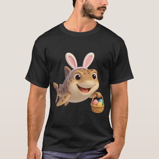 イースター レオパードシャーク Tシャツ (正面)