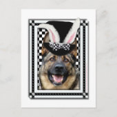 イースター – 一部のバニーはあなたを愛している – ドイツの羊飼い シーズンポストカード (正面)