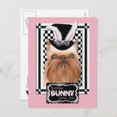 イースター – 一部のバニーはあなたを愛している – ブリュッセルGriffon シーズンポストカード (正面/裏面)