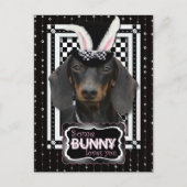 イースター – 一部のバニーはあなたを愛している – Dachshund シーズンポストカード (正面)