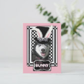 イースター – 一部のバニーはあなたを愛している – Husky シーズンポストカード (スタンド正面)