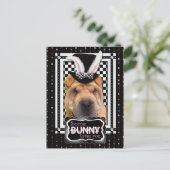 イースター – 一部のバニーはあなたを愛している – Shar Pei シーズンポストカード (スタンド正面)