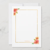 イースター 十字架 招待状 (裏面)