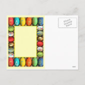 イースター – 卵転がの シーズンポストカード (裏面)