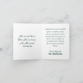 イースター「彼は上昇している」カスタマイズ可能なインテリア シーズンカード (内部)