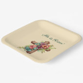 イースター「彼は上昇している」カスタマイズ可能なインテリア ペーパープレート (傾斜あり)