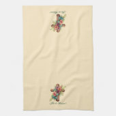 イースター「彼は復活した」クロス キッチンタオル (縦)