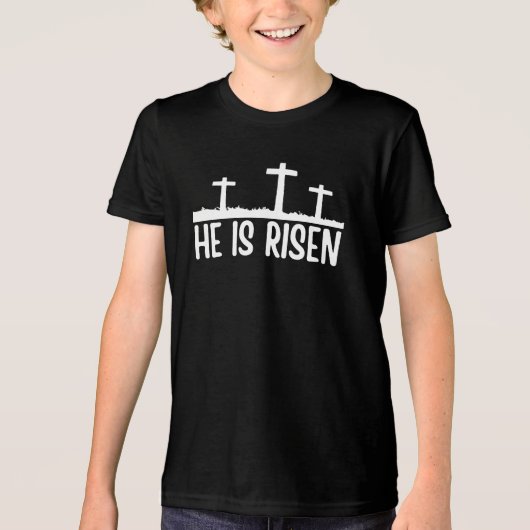 イースター 復活の主 キリスト教 トライブレンドＴシャツ (正面)