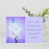 イースター/復活祭のご招待 招待状 (スタンド正面)