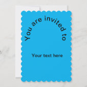 イースター 招待状 (裏面)