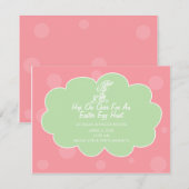 イースター 招待状 (正面/裏面)