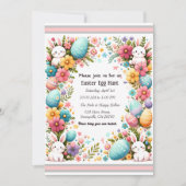 イースター 招待状 (正面)