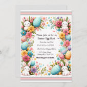 イースター 招待状 (正面/裏面)