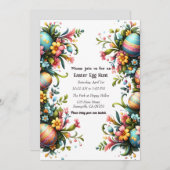 イースター 招待状 (正面/裏面)