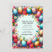 イースター 招待状 (正面/裏面)