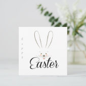 イースター 春のキュートなウサギ イースターエッグ ハント シーズンカード (スタンド正面)