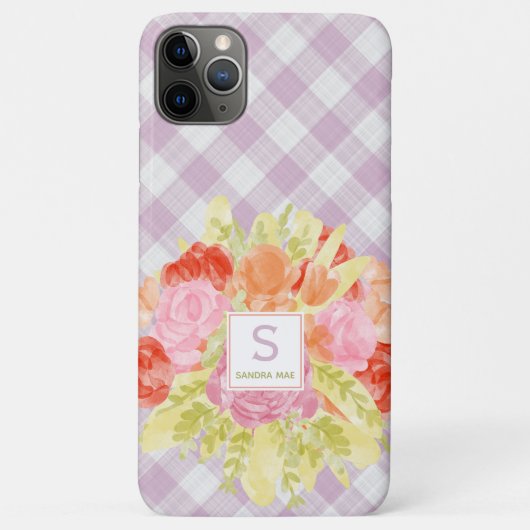 イースター 春の淡いピンクのギンガムチェック柄 Case-Mate iPhoneケース (裏面)