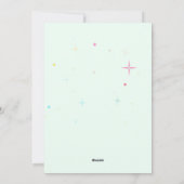 イースター 春の かわいい ウサギ イースターエッグ ハント シーズンカード (裏面)