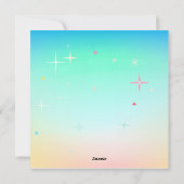 イースター 春 うさぎ イースターエッグ ハント シーズンカード (裏面)