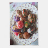 イースター – 正統派パスチャバスケットカバータオル キッチンタオル (縦)