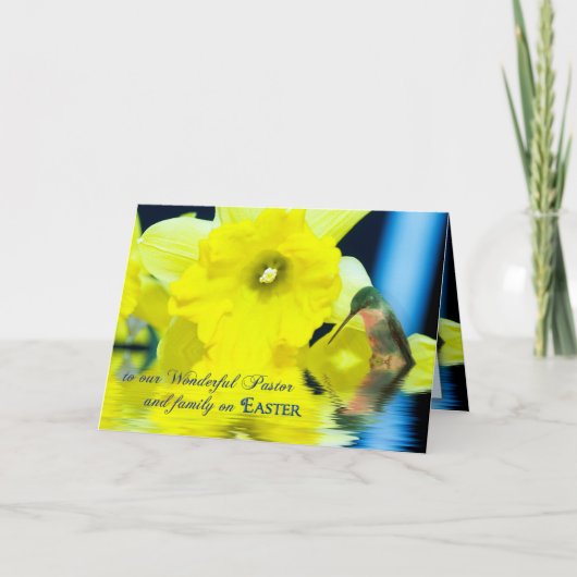 イースター-牧師及び家族 シーズンカード (正面)