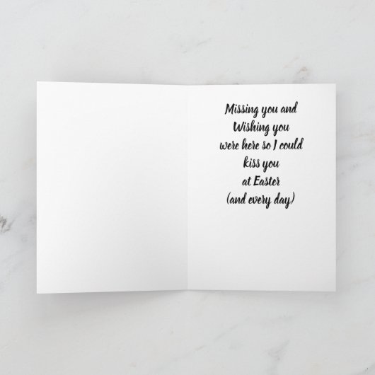 **イースター**「私の兵士」カードに愛を送る シーズンカード (内部)