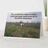 イースター。空白のカード サンキューカード (裏面)