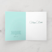 イースター 箔グリーティングカード (内側レイダウン)