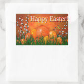 イースター 長方形シール (バッグ)