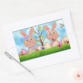 イースター 長方形シール (封筒)