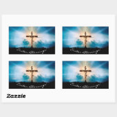 イースター 長方形シール (シート)