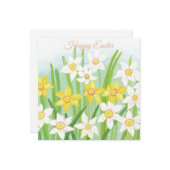 イースター(黄色と白) カード (正面/裏面インサイチュ)