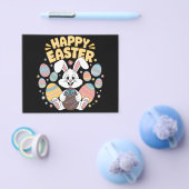 イースター 2025 たまご うさぎ かわいい ウサギ チラシ (シングル)