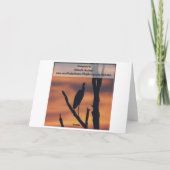 イースター- 3つの木の十字の挨拶状 シーズンカード (裏面)