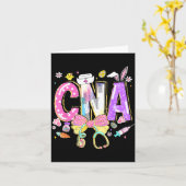 イースター CNA かわいい コケット スコープ 看護 カード (黄色い花)
