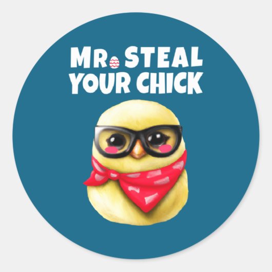 イースター Mr Steal Chick トドラー ラウンドシール (正面)