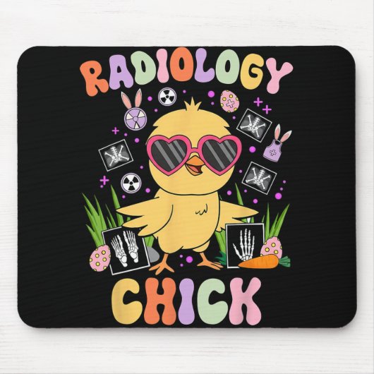 イースター Radiology ニワトリ 放射線技師 放射線科医 マウスパッド (正面)