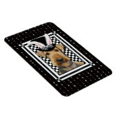 イースター – Some Bunny Loves You - Airedale マグネット (右側)