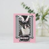 イースター – Some Bunny Loves You - Boston Terrier シーズンポストカード (スタンド正面)