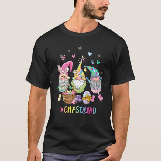 イースターCnaスカッド格言ハッピーイースター Tシャツ (正面)