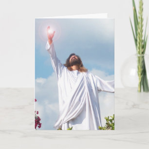 イースターRessurected神のイエス・キリスト挨拶状 シーズンカード
