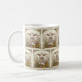 イースターSips：子羊の装飾イースターマグ🐇🌸 コーヒーマグカップ (左)