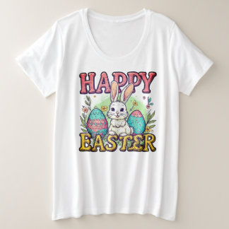 イースターTシャツ プラスサイズTシャツ