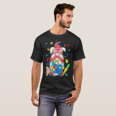 イーストを受け入れる 自閉症認知 ノーム Tシャツ (正面フル)