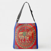 イーストインディアンゾウプリント クロスボディバッグ (裏面)