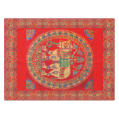 イーストインディアンゾウプリント テーブルクロス (正面(横))