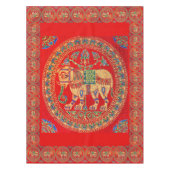 イーストインディアンゾウプリント テーブルクロス (正面)