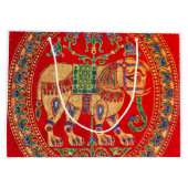 イーストインディアンゾウプリント ラージペーパーバッグ (裏面)